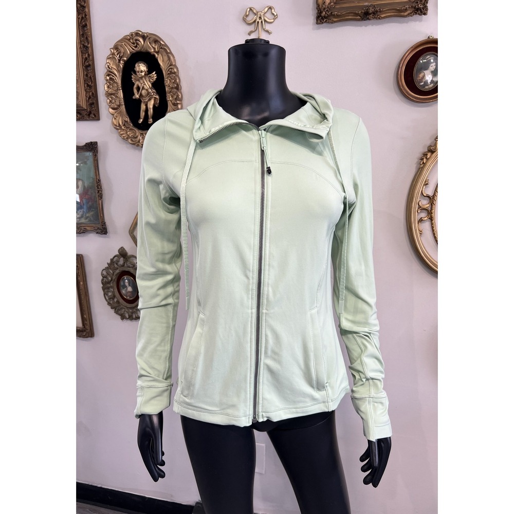 Lululemon Define Light Green Activewear Jacket Size 8